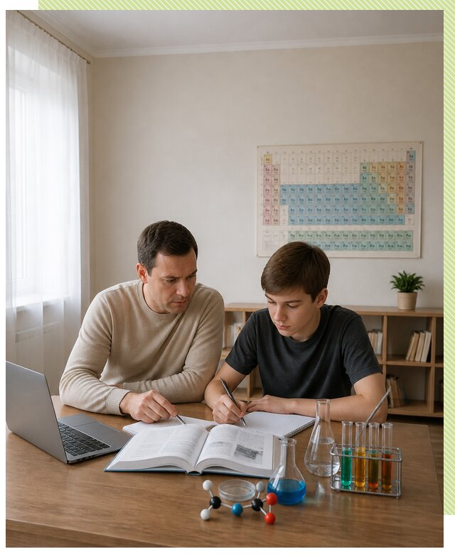 Репетитор по химии 8 класс в Климовске по цене от 1215 р. | Репетитор-Клс